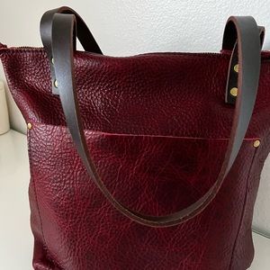 Portland Leather Goods Zippered Tote